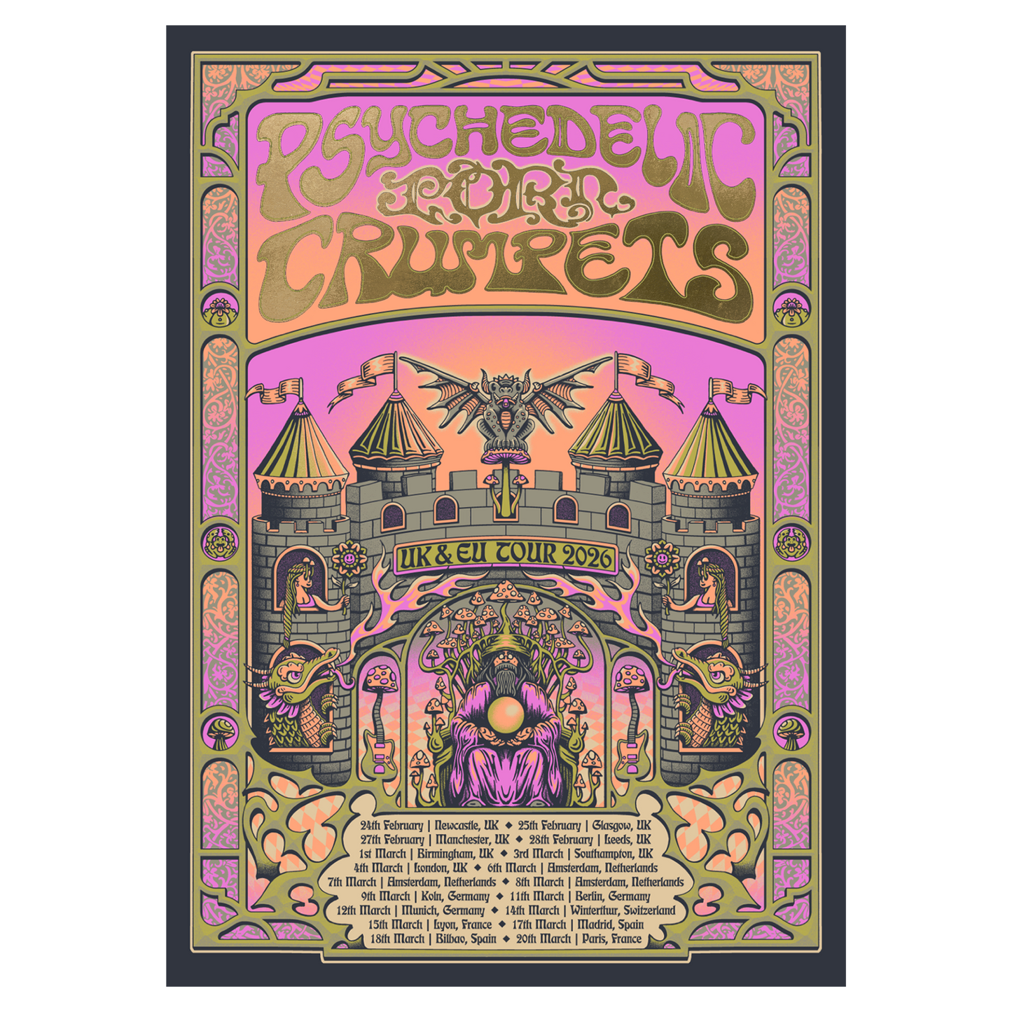 2026 Foil Tour Poster