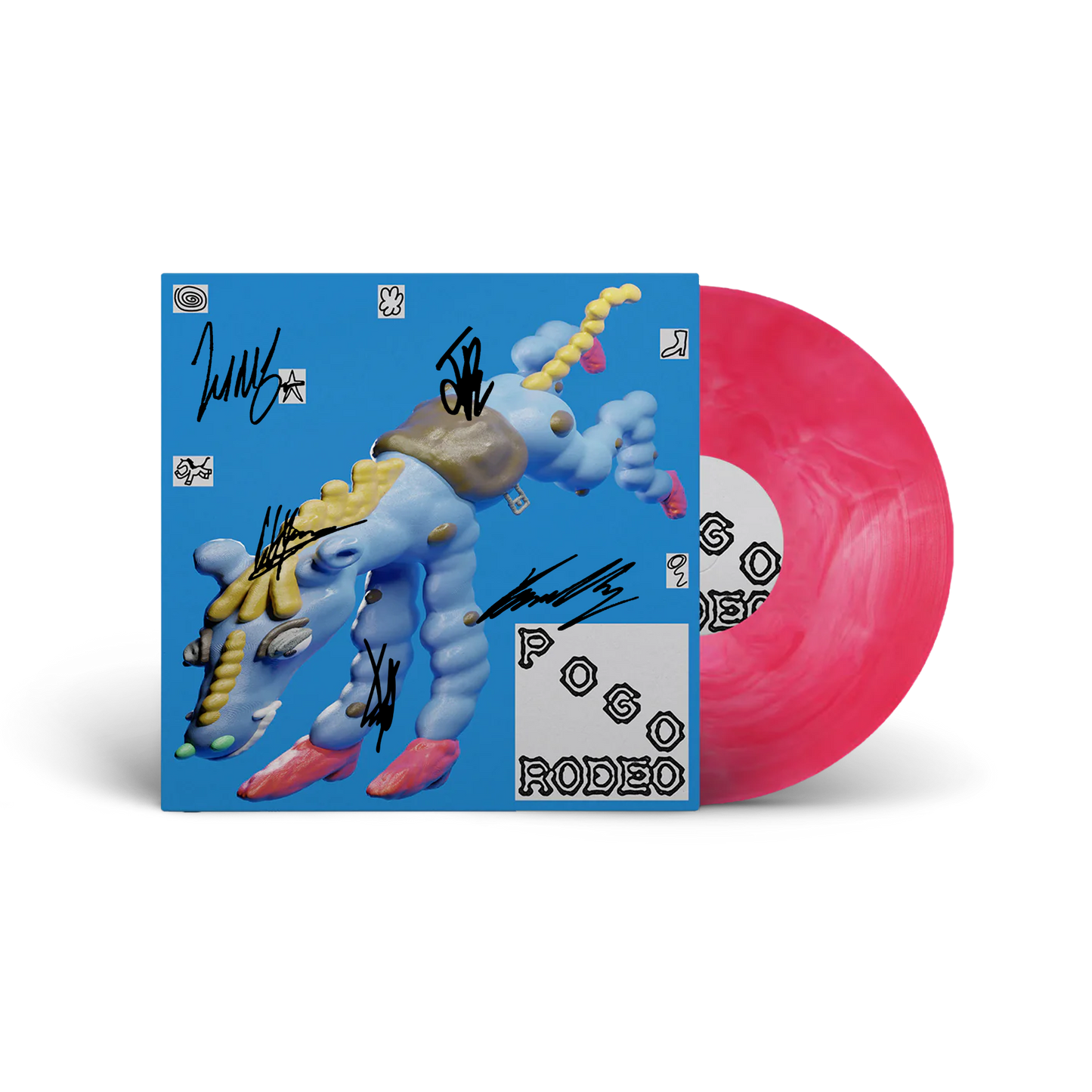 Pogo Rodeo - Signed Vinyl (Galaxy Pink Limited Edition)