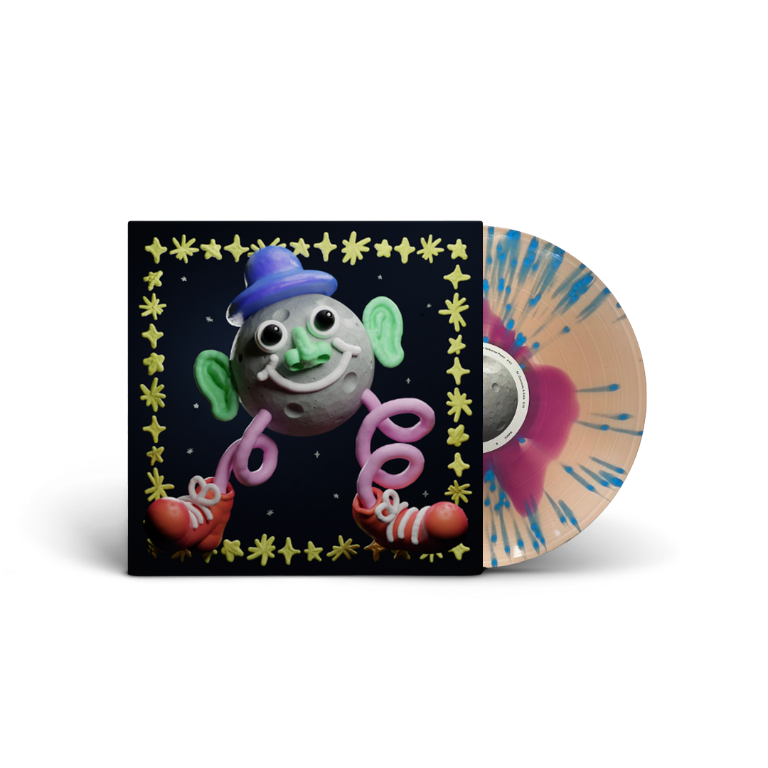 Carpe Diem, Moonman (Nectarine Beams -  Transparent Orange & Hot Pink w/ Electric Blue Splatter)